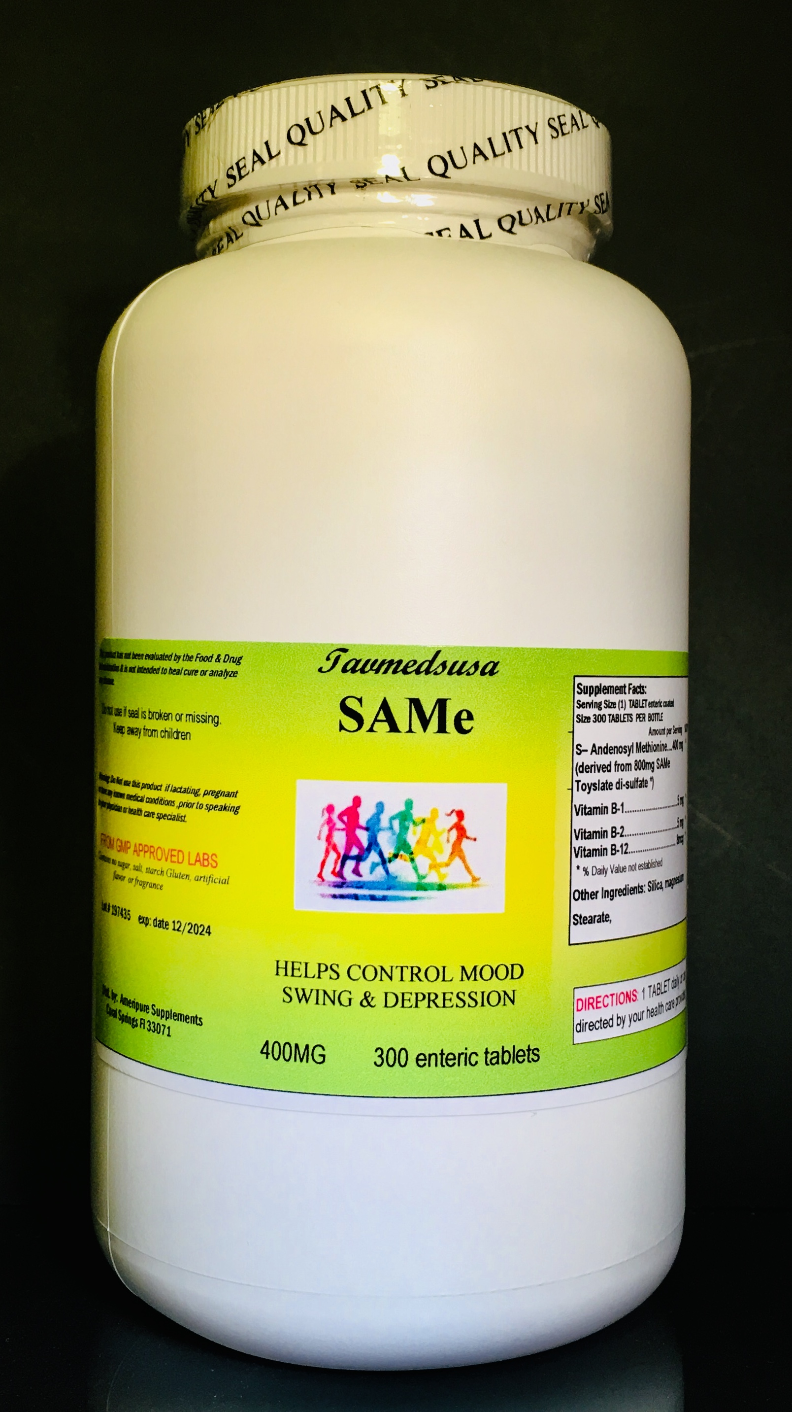 SAM-e 400mg - 300 tablets